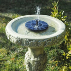 Solar Fountain Pump Weather Resistant Fits Birdbaths & Ponds