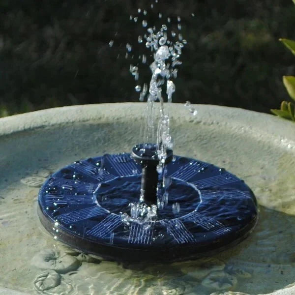 Solar Fountain Pump Weather Resistant Fits Birdbaths & Ponds