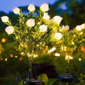 Solar Garden Flower Lights Bendable Stem 10-Hour