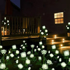 Solar Garden Flower Lights Bendable Stem 10-Hour