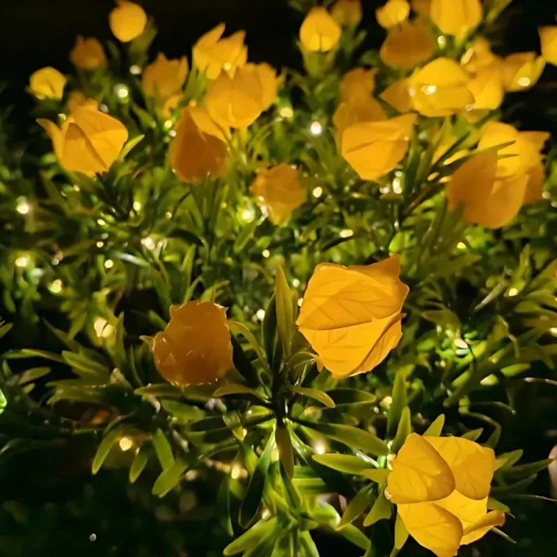 Solar Garden Flower Lights Bendable Stem 10-Hour