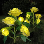 Solar Garden Flower Lights Bendable Stem 10-Hour