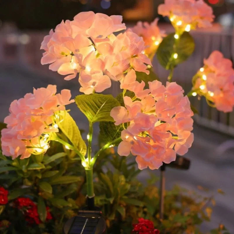 Solar Garden Flower Lights Bendable Stem 10-Hour