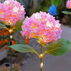Solar Garden Flower Lights Bendable Stem 10-Hour