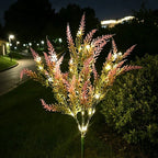 Solar Garden Flower Lights Bendable Stem 10-Hour