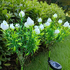 Solar Garden Flower Lights Bendable Stem 10-Hour