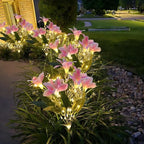 Solar Garden Flower Lights Bendable Stem 10-Hour