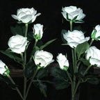 Solar Garden Flower Lights Bendable Stem 10-Hour