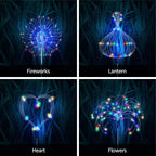 Solar Garden Lamp Fireworks Effect 120 LED