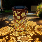 Solar Garden Lantern Automatic Warm & Colored Light
