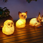 Solar Garden Light Animal Shaped Warm Glow Waterproof