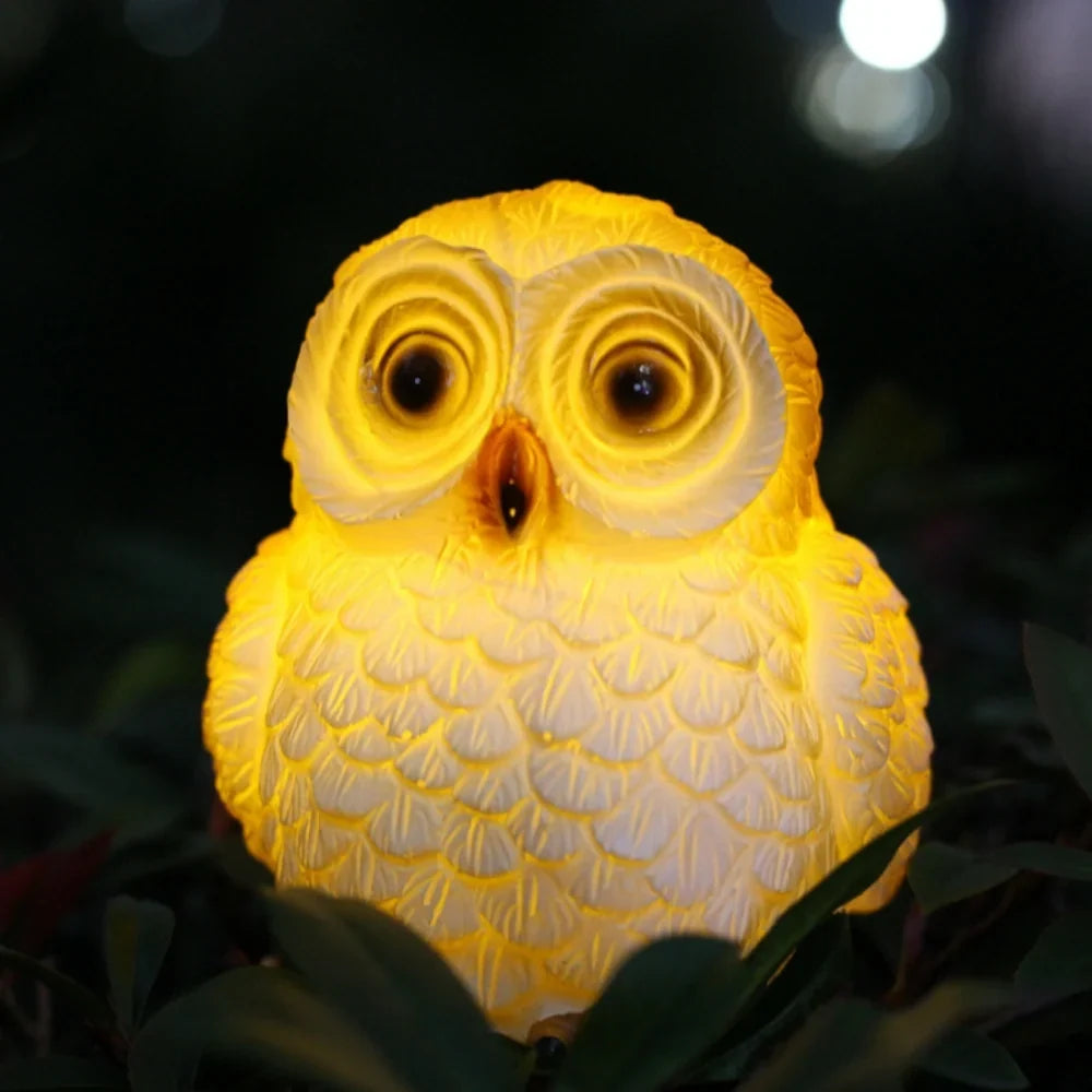 Solar Garden Light Animal Shaped Warm Glow Waterproof
