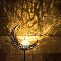 Solar Garden Light Crescent Moon Automatic Dusk Sensor IP55