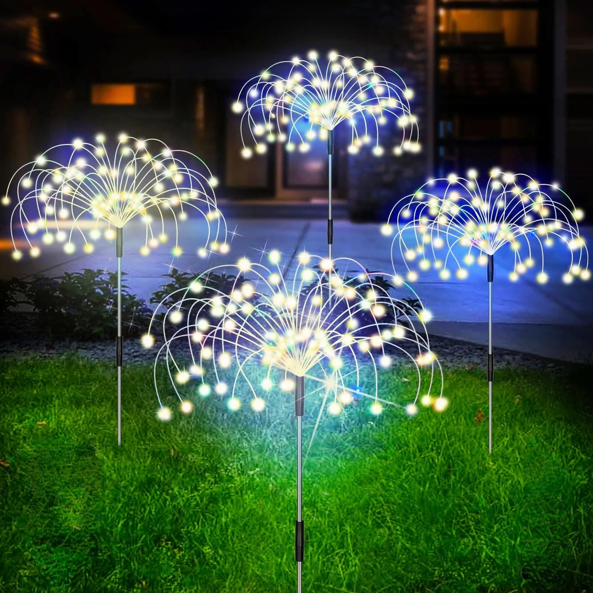 Solar Garden Light Fireworks Effect Multicolor 120 LEDs