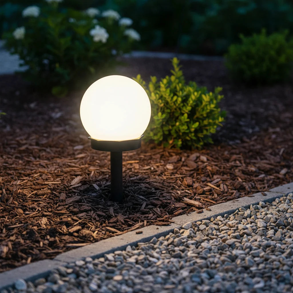 Solar Garden Light Globe Design Waterproof