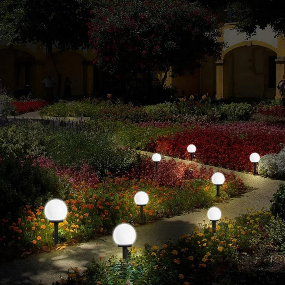 Solar Garden Light Globe Design Waterproof