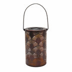 Solar Garden Light Iron Dusk-to-Dawn 50,000-Hour LEDs