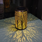 Solar Garden Light Iron Dusk-to-Dawn 50,000-Hour LEDs