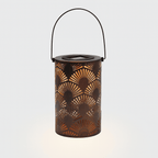 Solar Garden Light Iron Dusk-to-Dawn 50,000-Hour LEDs