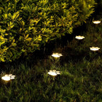 Solar Garden Light Paw Print Auto Dusk Sensor Weather-Resistant