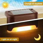 Solar Garden Lights 8-Pack Weatherproof Automatic Dusk Sensor