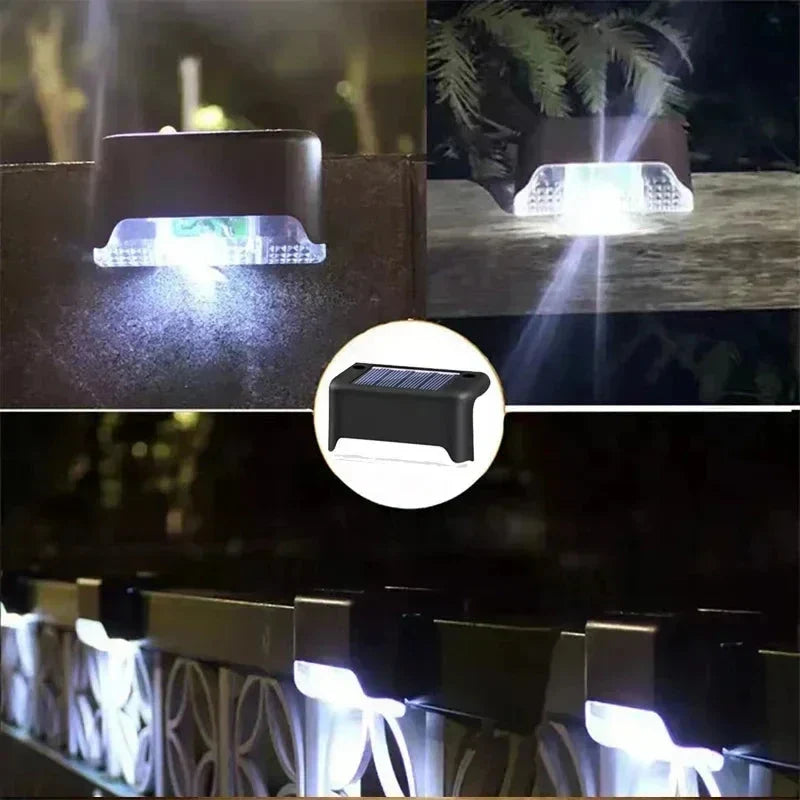 Solar Garden Lights 8-Pack Weatherproof Automatic Dusk Sensor