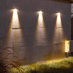 Solar Garden Lights Automatic Dusk Sensor Set of 2