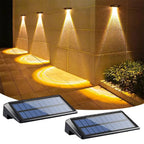 Solar Garden Lights Automatic Dusk Sensor Set of 2