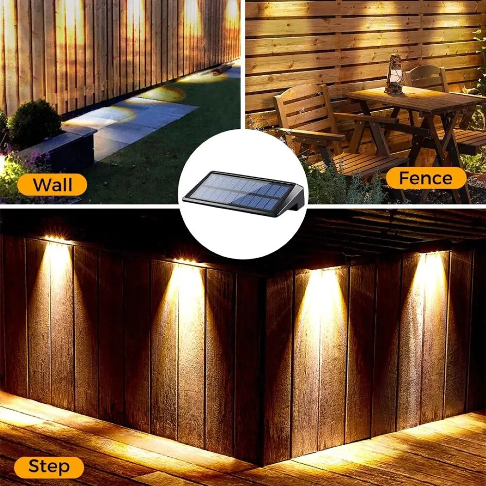 Solar Garden Lights Automatic Dusk Sensor Weather-Resistant