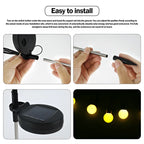 Solar Garden Lights Firefly Flicker & Flexible Stems