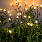 Solar Garden Lights Firefly-Style 8-Hour Runtime