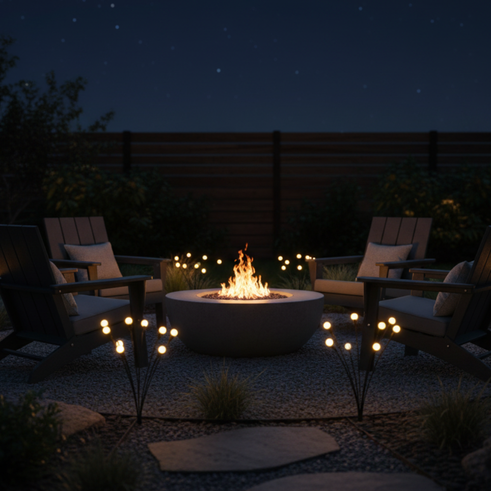 Solar Garden Lights Solar-Powered IP65 Waterproof 120 Lumens