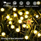 Solar Garden Lights Solar-Powered IP65 Waterproof 120 Lumens