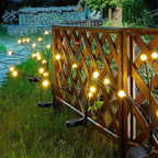 Solar Garden Lights Swaying Firefly Effect Stainless Steel