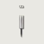 Solar Garden Path Light Dusk-to-Dawn Stainless Steel & Glass