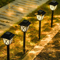Solar Garden Path Lights Bright White Waterproof