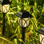 Solar Garden Path Lights Bright White Waterproof