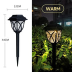 Solar Garden Path Lights Bright White Waterproof