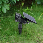 Solar Garden Spotlight Adjustable Head RGB & Warm White