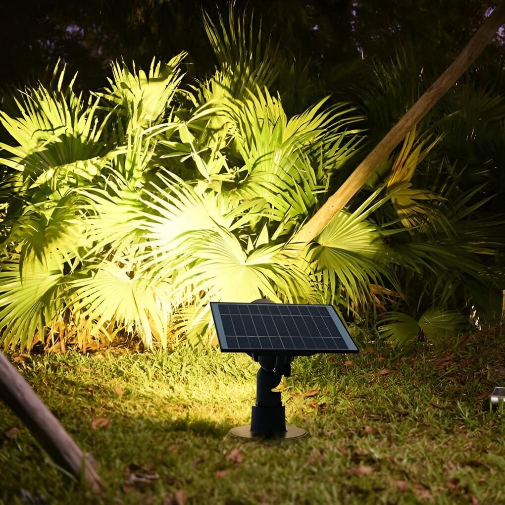 Solar Garden Spotlight Adjustable Head RGB & Warm White