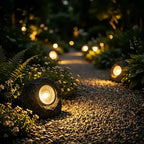 Solar Garden Spotlight Natural Stone Waterproof 10 Hour