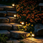 Solar Garden Spotlight Natural Stone Waterproof 10 Hour