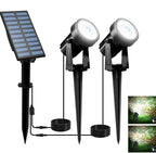 Solar Garden Spotlight Warm & Cool White IP65 Weatherproof