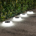 Solar Ground Spotlight Dusk-to-Dawn IP65 Waterproof