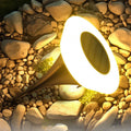 Solar Ground Spotlight Dusk-to-Dawn IP65 Waterproof