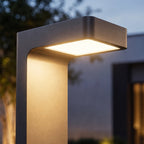 Solar & Hardwired Adjustable L-Shaped Path Light (IP65 Waterproof)