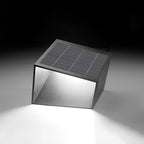 Solar & Hardwired Stainless Steel Cube Path Light