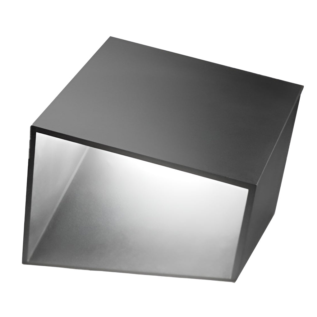 Solar & Hardwired Stainless Steel Cube Path Light