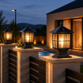 Solar & Hardwired Weatherproof Pillar Light
