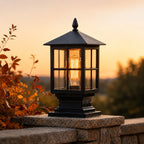 Solar & Hardwired Weatherproof Pillar Light
